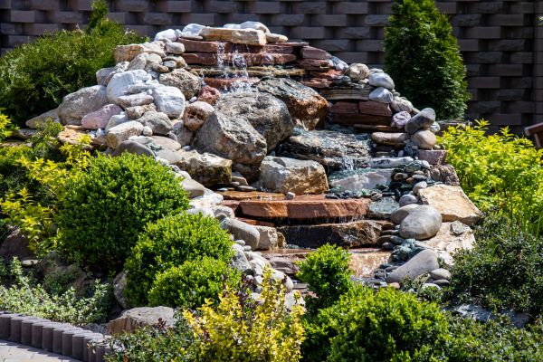 River Rock Landscaping in Costa Mesa